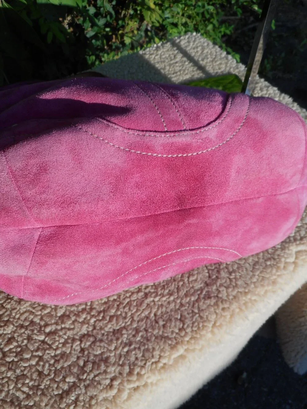 Vintage Coach SOHO Suede Tote 9522, EUC in Orchid Pink